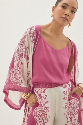 By Anthropologie Krista Satin Cami Top