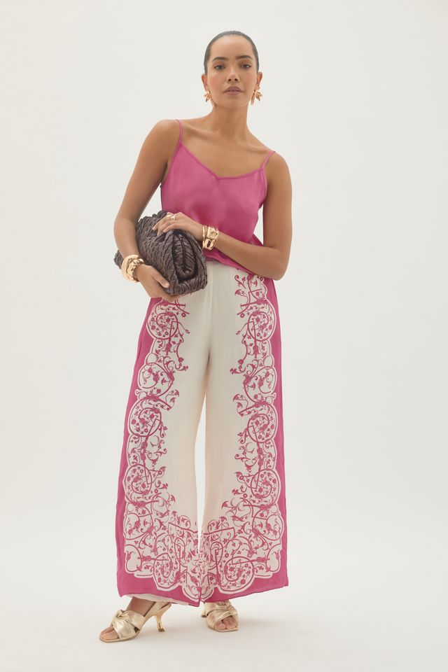 By Anthropologie Haut caraco en satin Krista #2