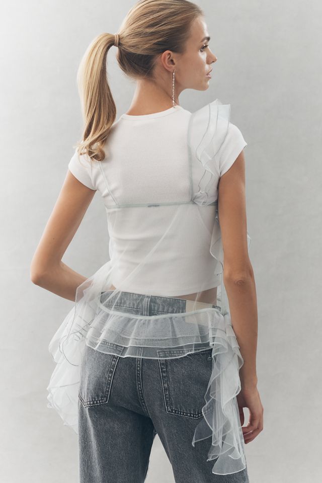 Bl-nk Sleeveless Ruffle Top | Anthropologie