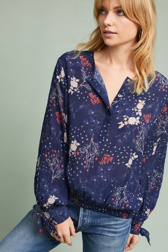 Miranda Tie Cuff Blouse #1