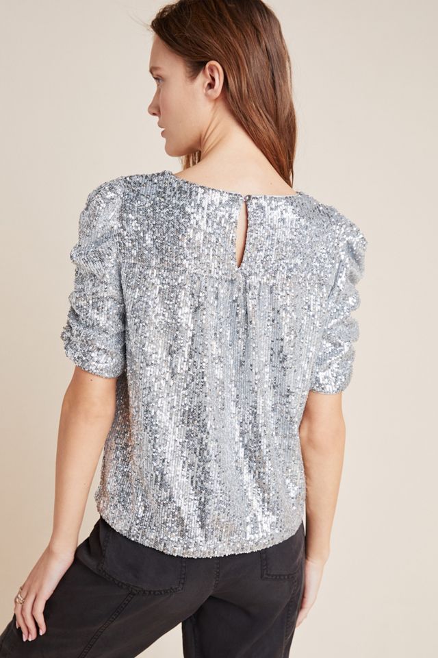 Marie Sequined Blouse #1