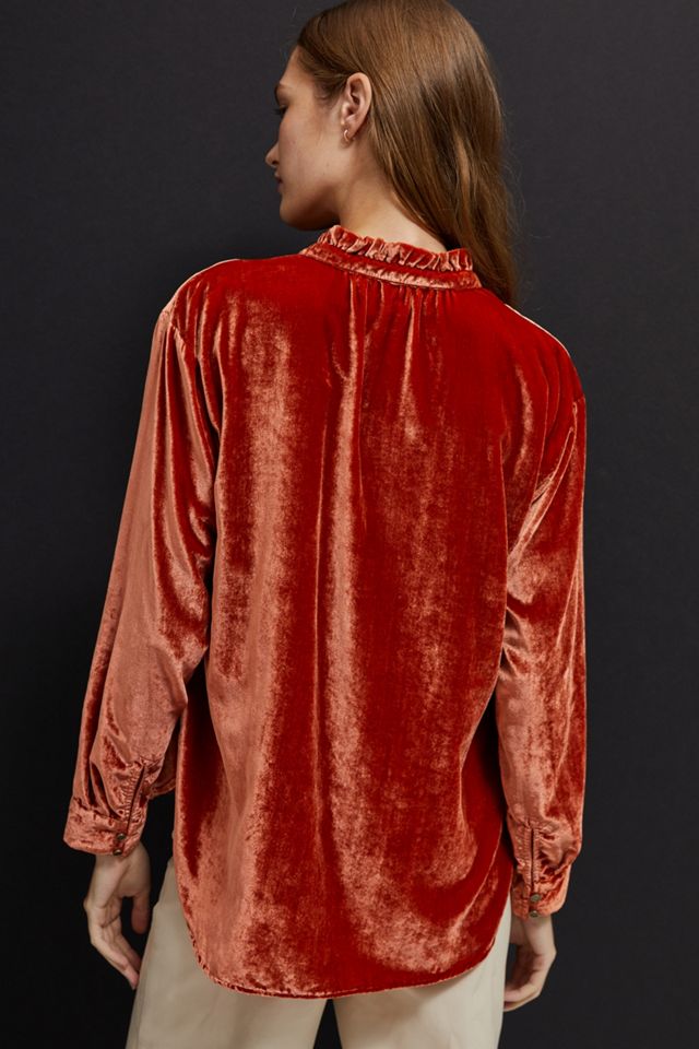 Kristianne Velvet Blouse #3