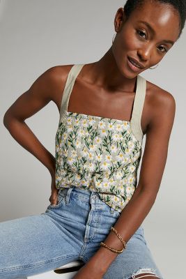 Sigrid Embroidered Tank  Anthropologie Singapore