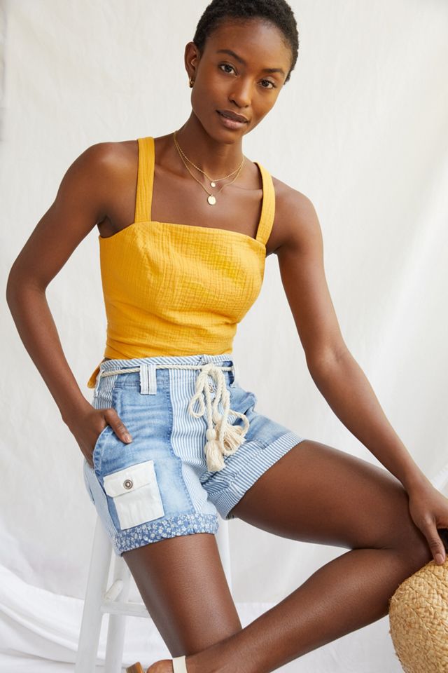 Smocked Tie-Back Tank #1