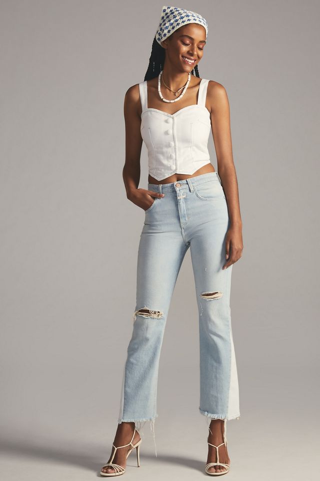 Maeve Buttonfront Vest Tank #3