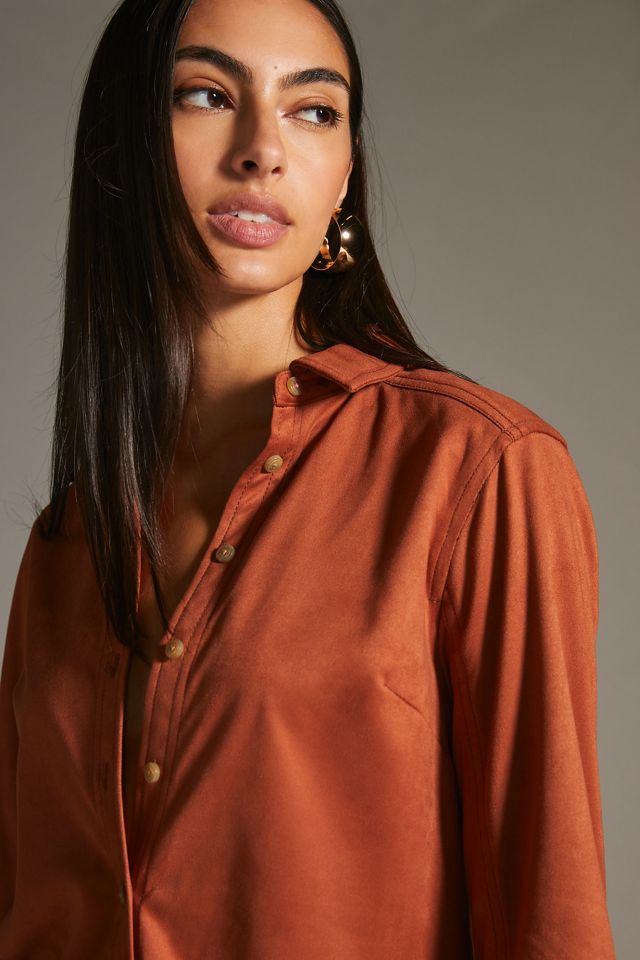Pilcro Suede Shirt #4