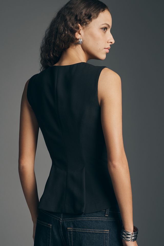 Korinthos Sleeveless Peplum(black／L) SLEEVELESS PEPLUM TOP - Black | ZARA United States