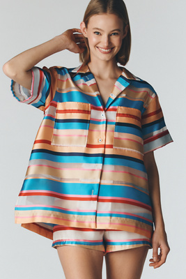 Maeve Oversized Stripe Shirt