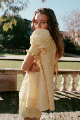 Maeve Short-Sleeve Mini Swing Top