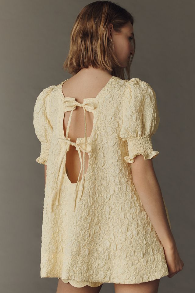 Maeve Short-Sleeve Mini Swing Top #4