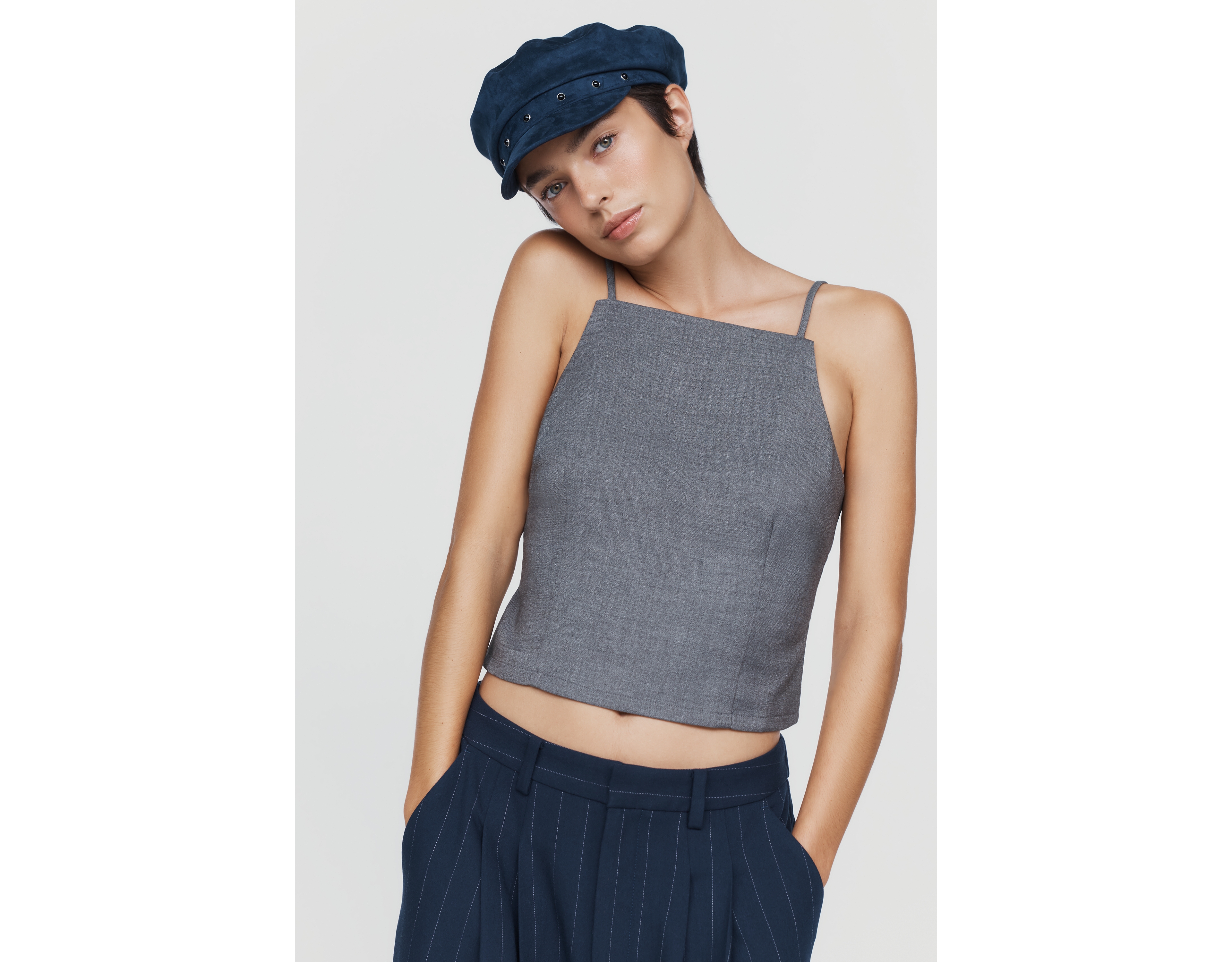 By Anthropologie Cropped Apron Top