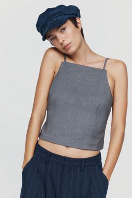 By Anthropologie Cropped Apron Top