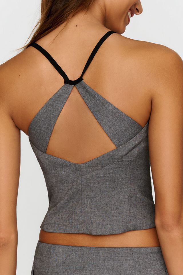 By Anthropologie Tailored Bustier Top #1