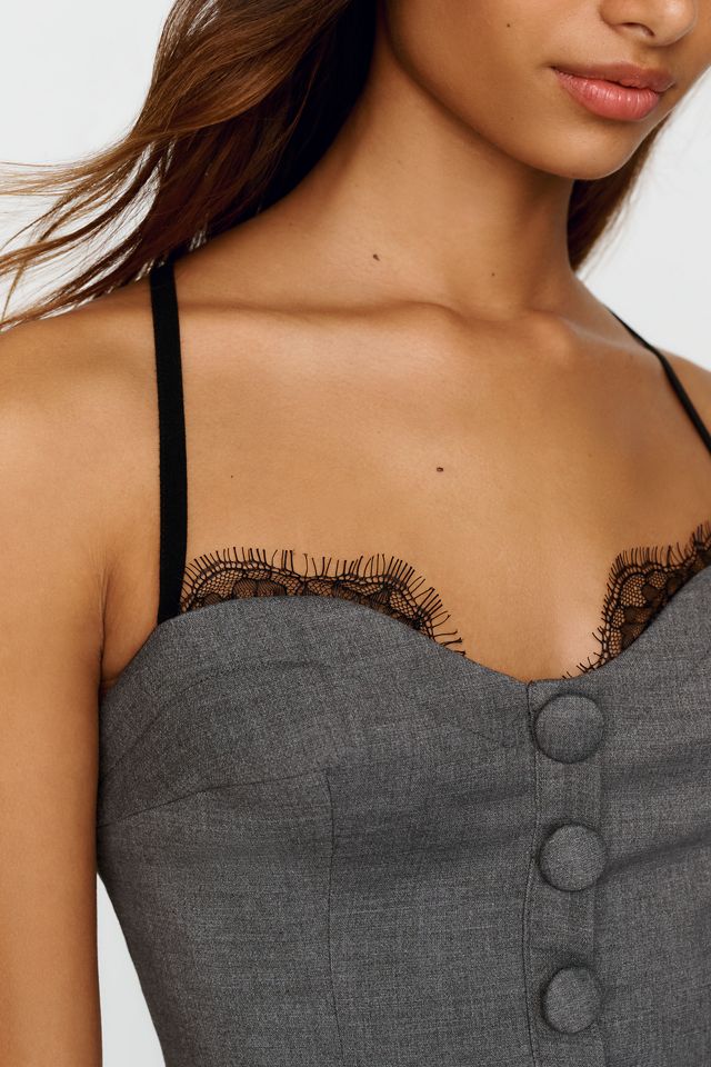 By Anthropologie Tailored Bustier Top #3