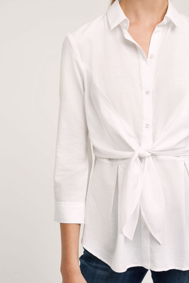 Tie-Front Buttondown #3