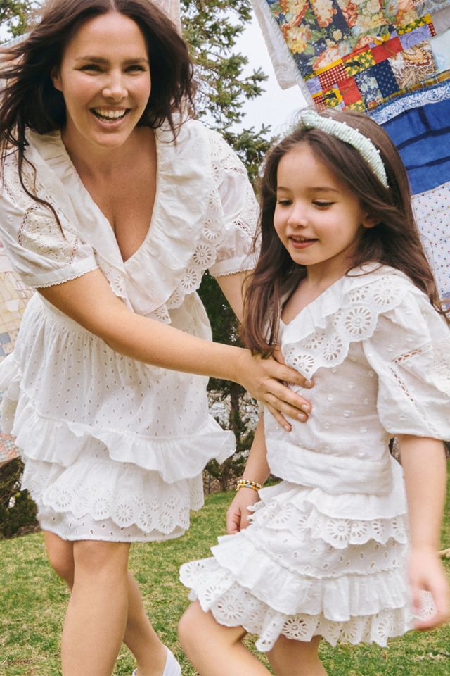 Lacy Ruffled Wrap Blouse #5
