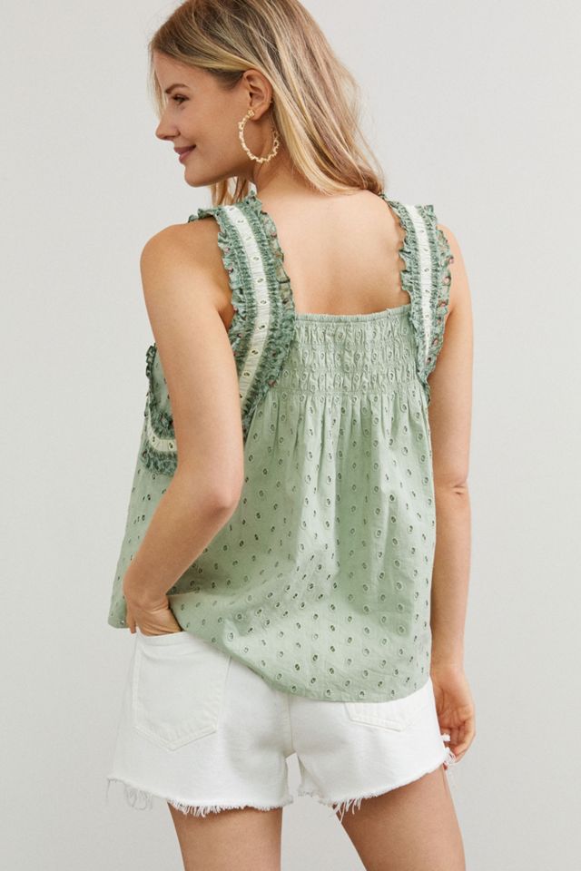 Effie Eyelet Tank #4
