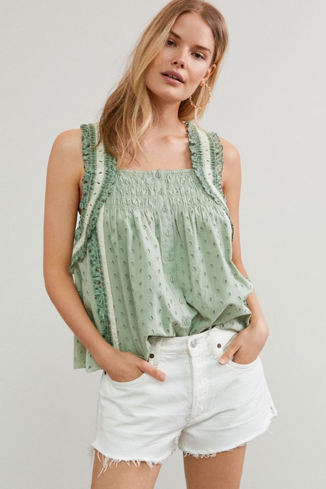 Effie Eyelet Tank #2