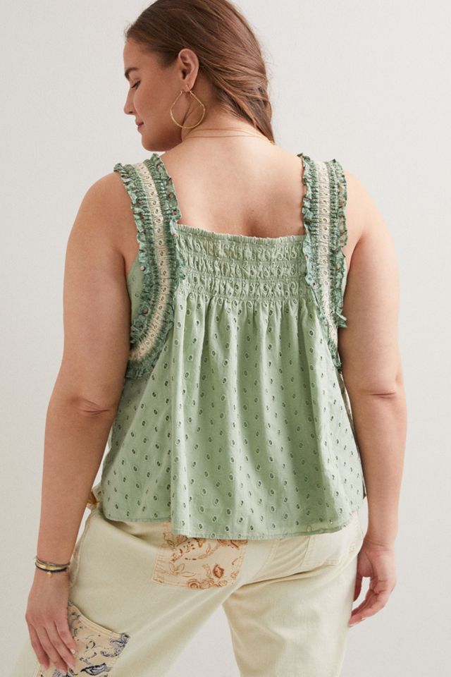 Women's ELLE™ Eyelet Tank