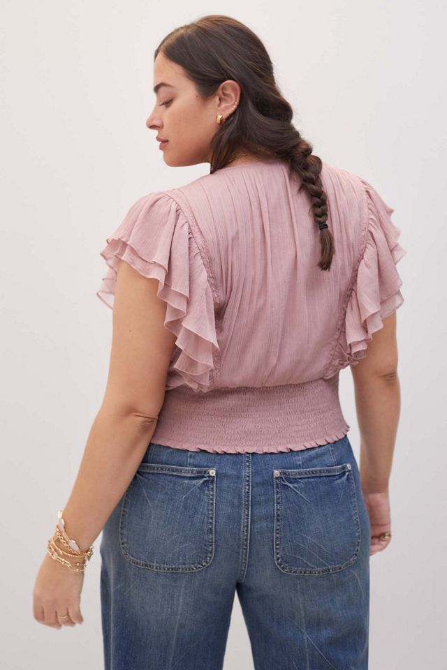 Smocked Ruffle Blouse #7