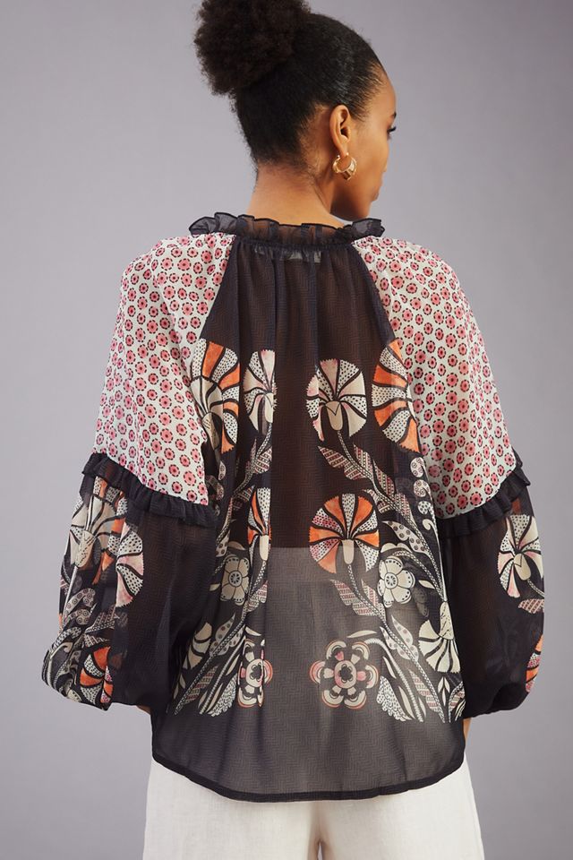 Forever That Girl Raglan Peasant Blouse #2