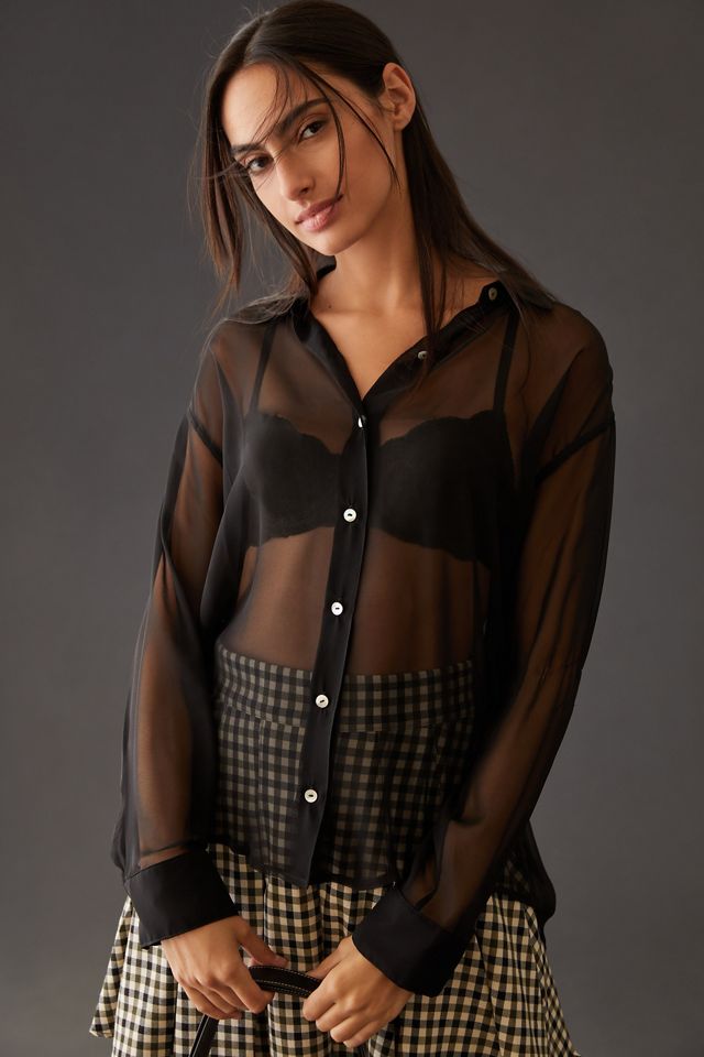 Donni Silk Buttondown #3
