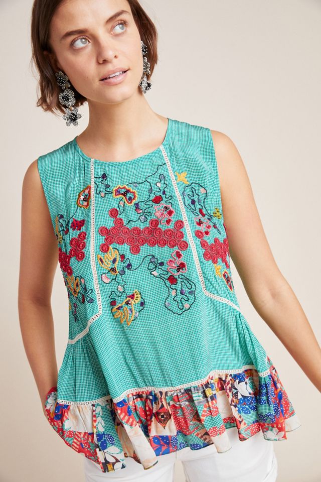 Tropez Embroidered Blouse #2