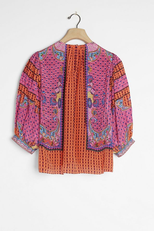 Emilia Beaded Peasant Blouse #2