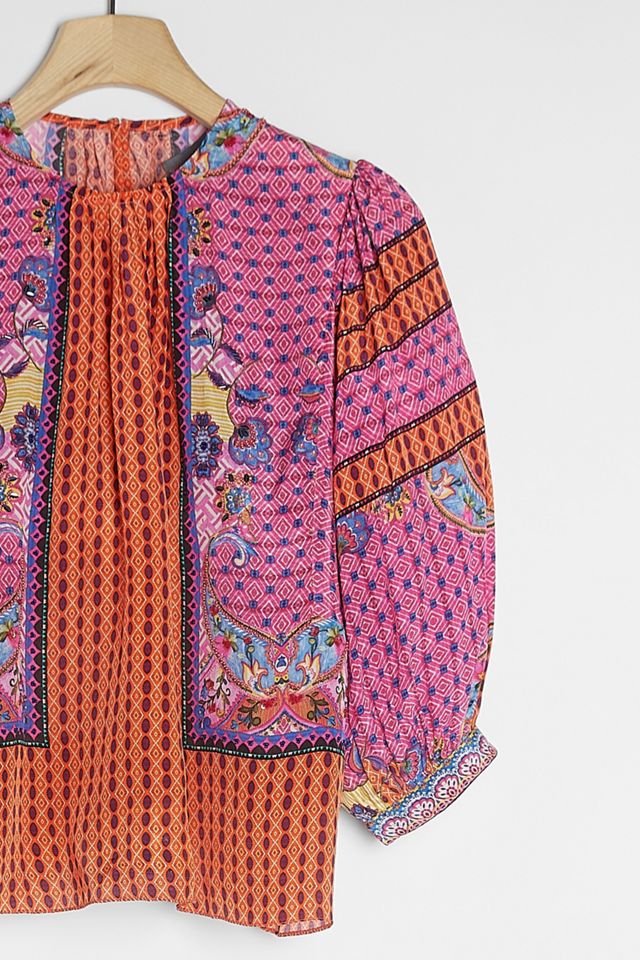 Emilia Beaded Peasant Blouse #3