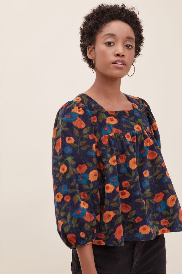 Meadows Myrtle Corduroy Blouse | Anthropologie UK