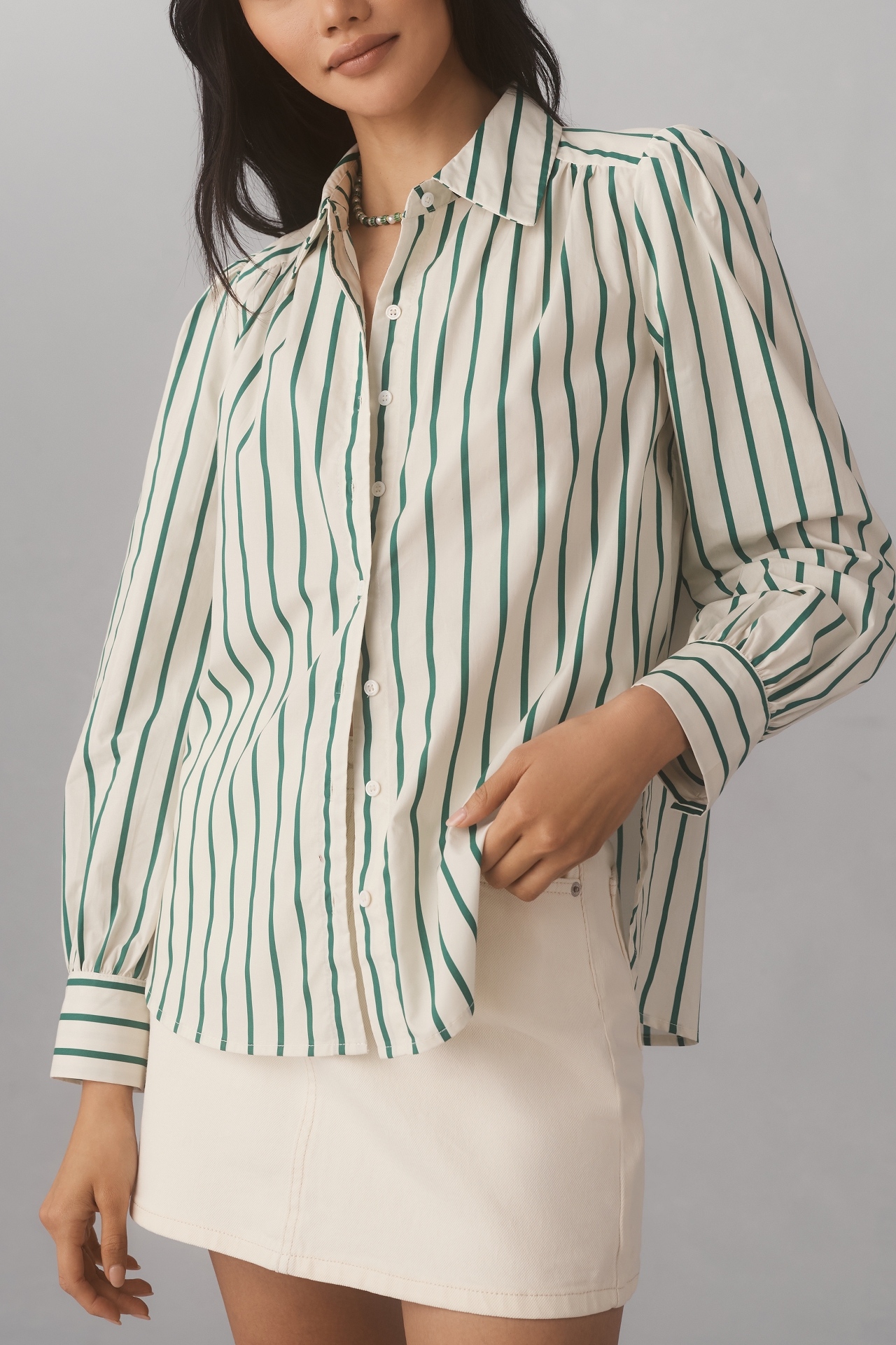 English Factory Long-Sleeve Buttondown Shirt