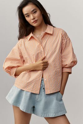 English Factory Striped Buttondown Shirt