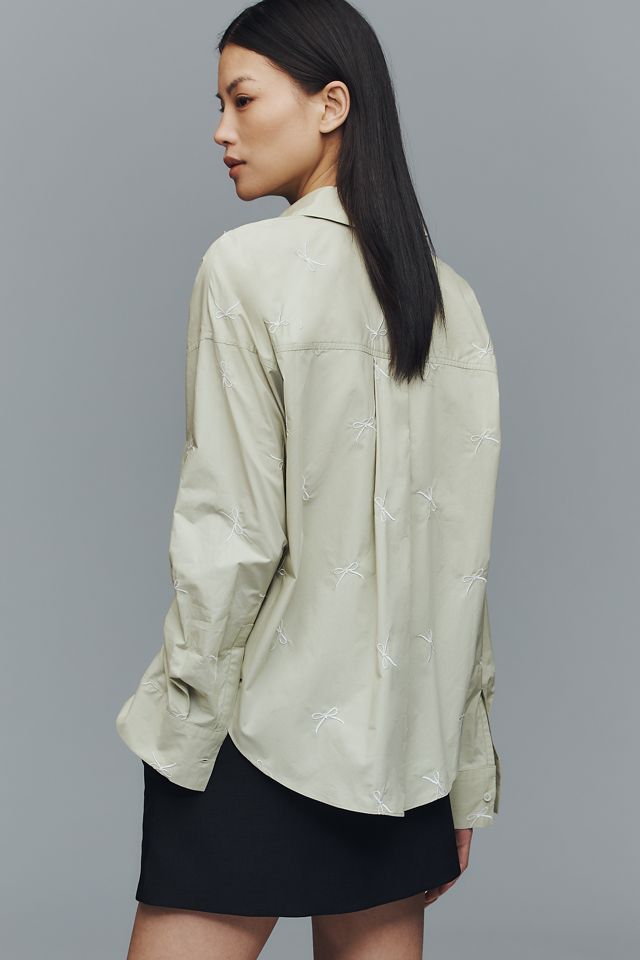 English Factory Bow Embroidery Buttondown Shirt #7