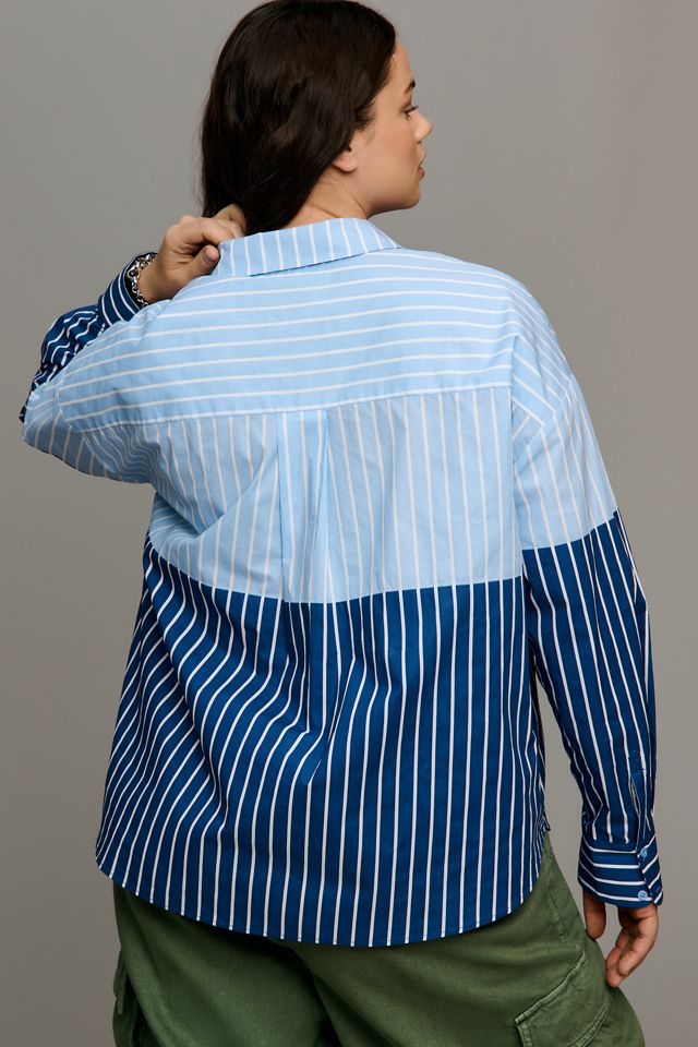 English Factory Colorblock Stripe Shirt #2