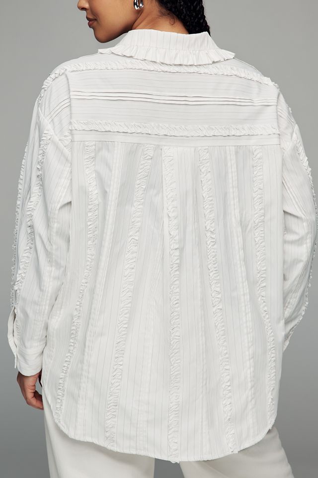 English Factory Pintuck Ruffle Shirt #5