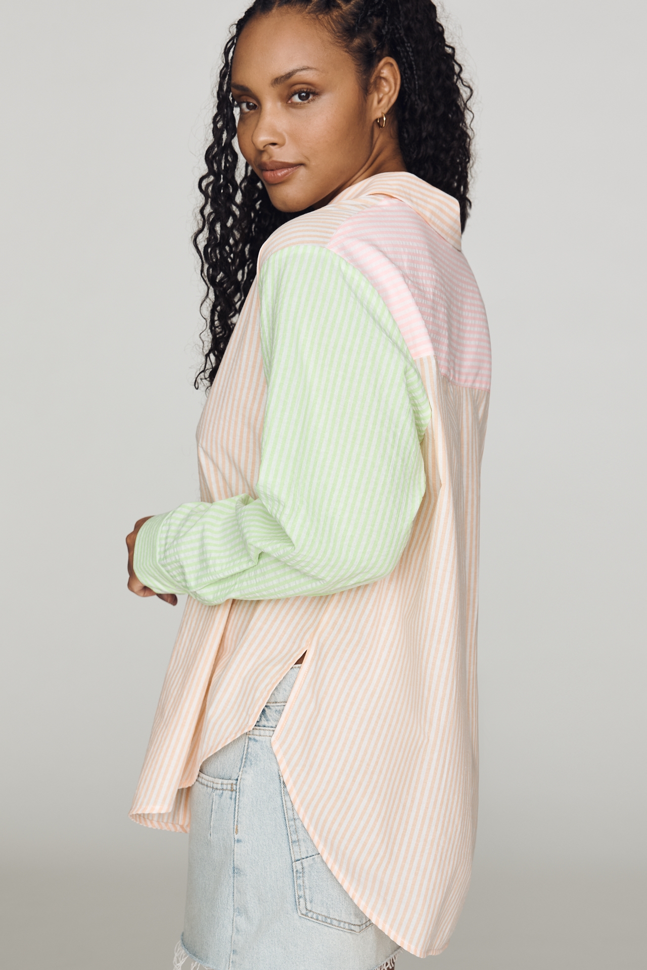 English Factory Colorblock Buttondown Shirt