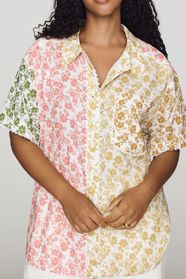 English Factory Floral Buttondown Shirt #3