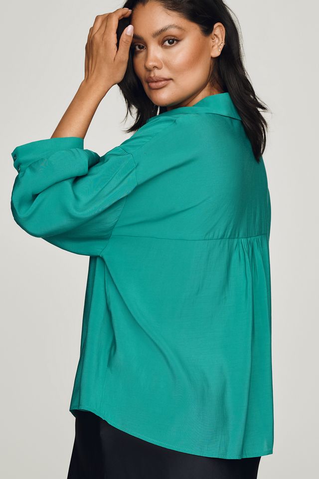 English Factory Puff-Sleeve Buttondown Shirt #1