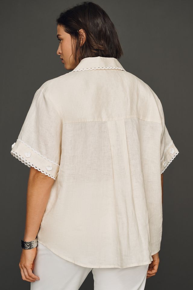 English Factory Linen Buttondown Shirt #2