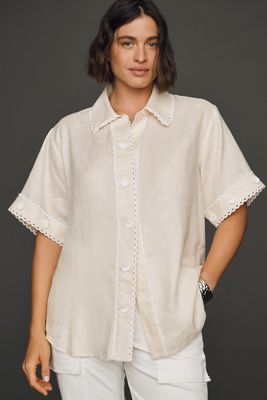 English Factory Linen Buttondown Shirt
