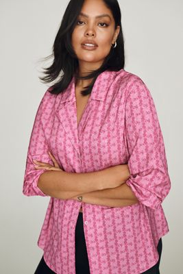 English Factory V-Neck Buttondown Top