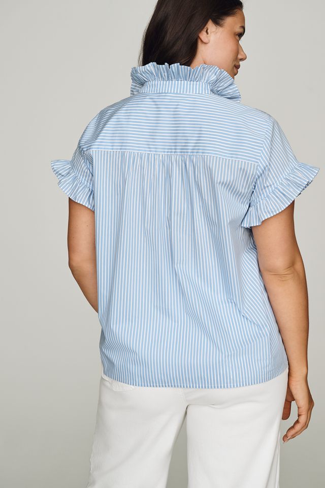 English Factory Ruffled Buttondown Shirt #3