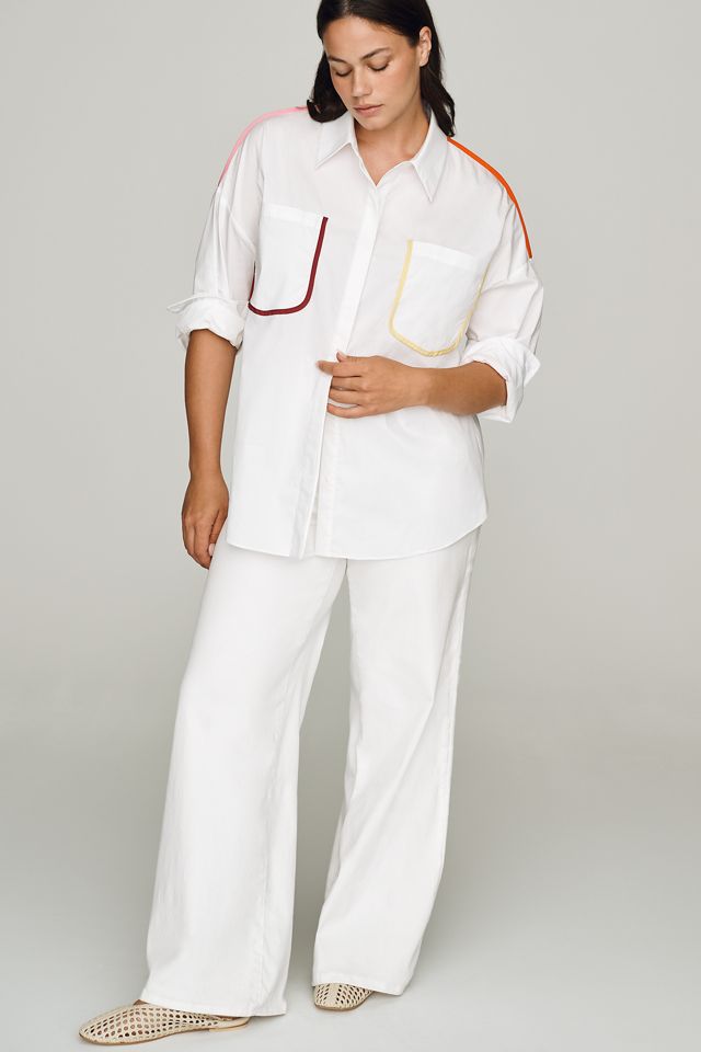 English Factory Trimmed Buttondown Shirt #1