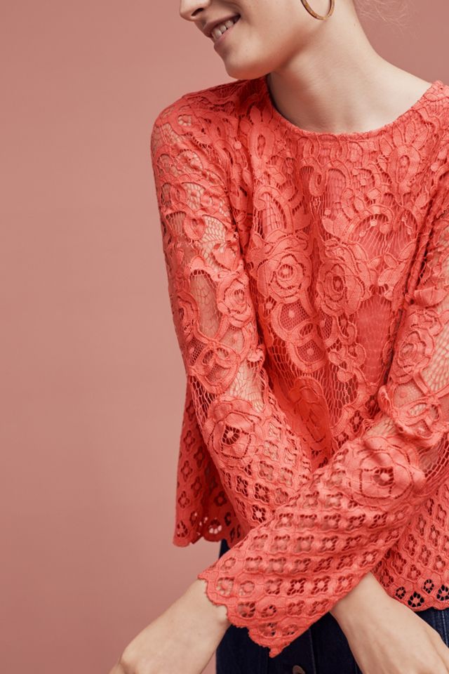 Patrie Mixed Lace Top #2