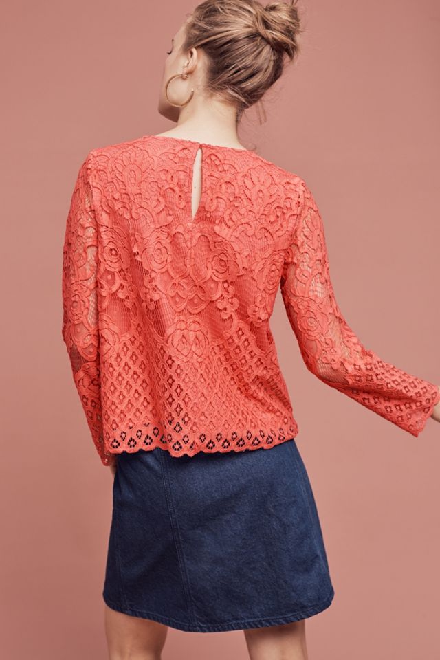 Patrie Mixed Lace Top #3