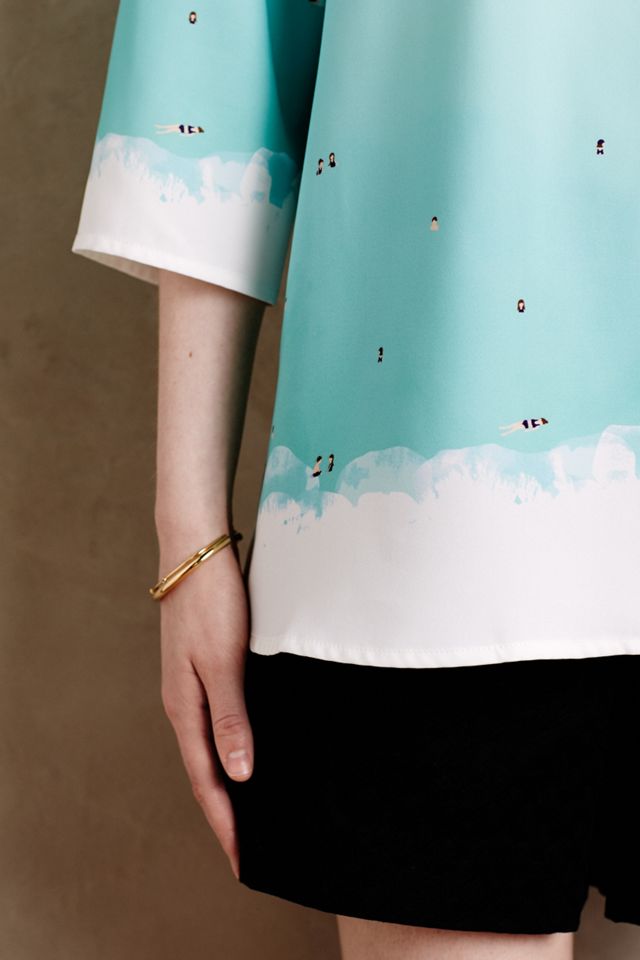 Blue Lagoon Blouse #2