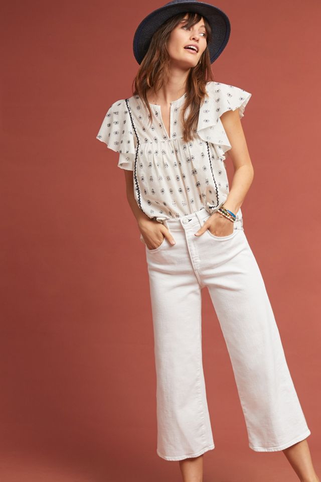 Wasaga Flutter-Sleeve Top #2