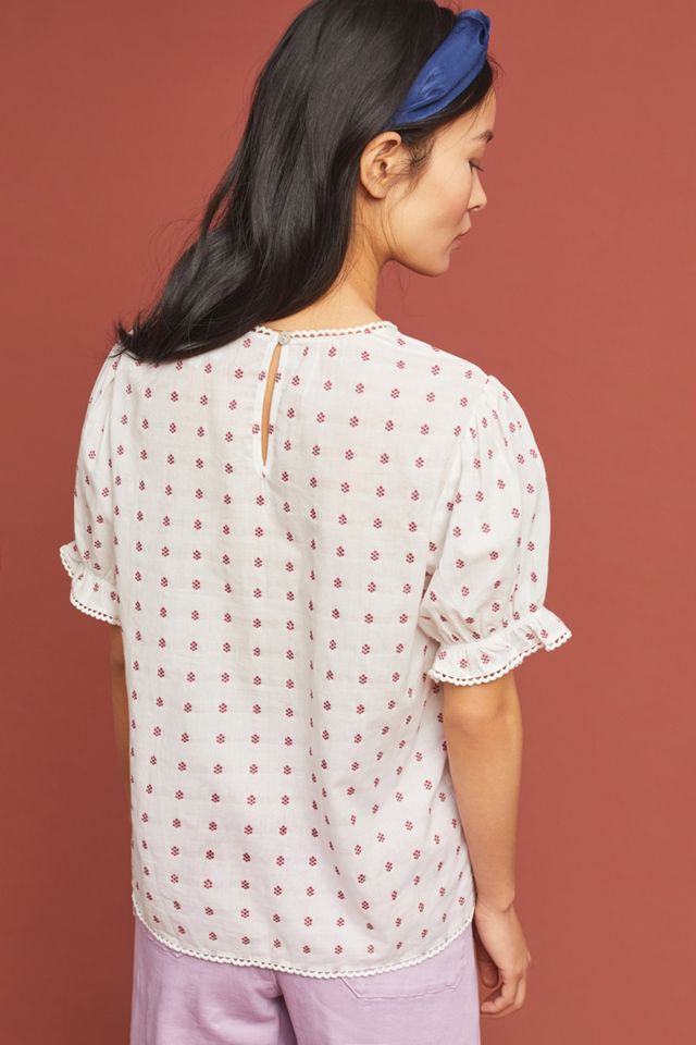 Deanna Puff-Sleeved Blouse #1