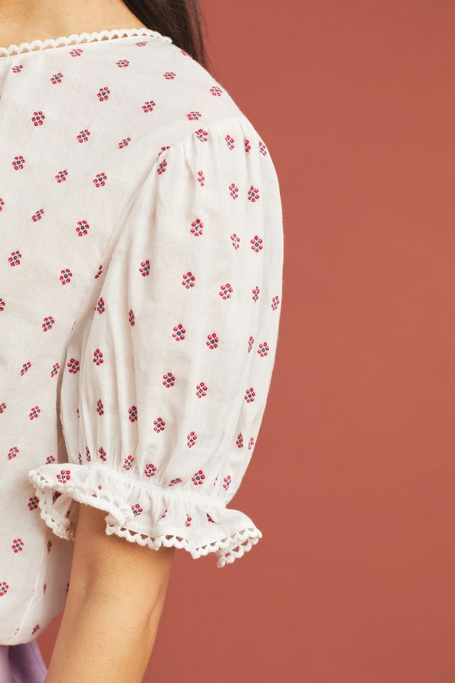 Deanna Puff-Sleeved Blouse #2