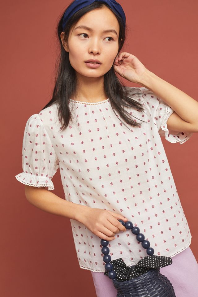 Deanna Puff-Sleeved Blouse #3